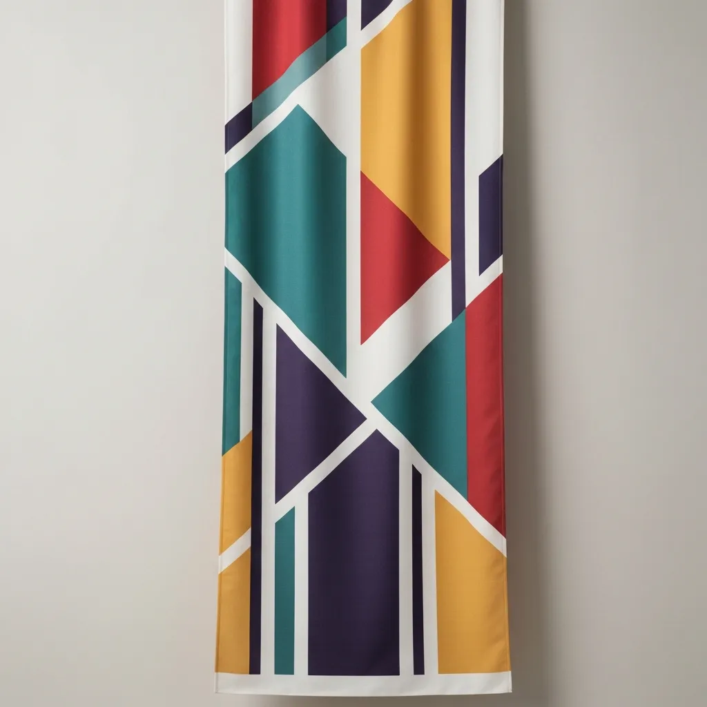 Dekorativ tekstilbanner